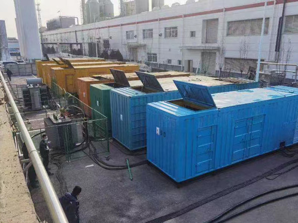 渭南柴油发电机出租案例展示